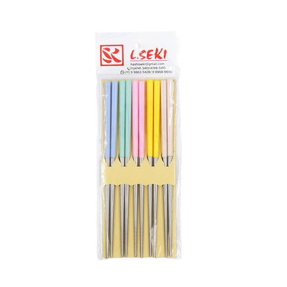 Hashi Inox Colorido C/5 Pares L.Seki