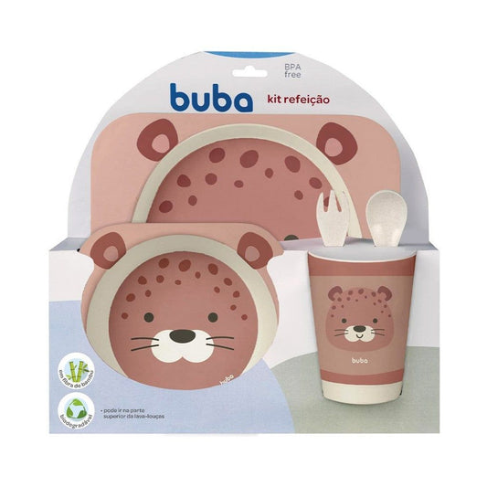 Kit Refeição em Bambu Oncinha Buba