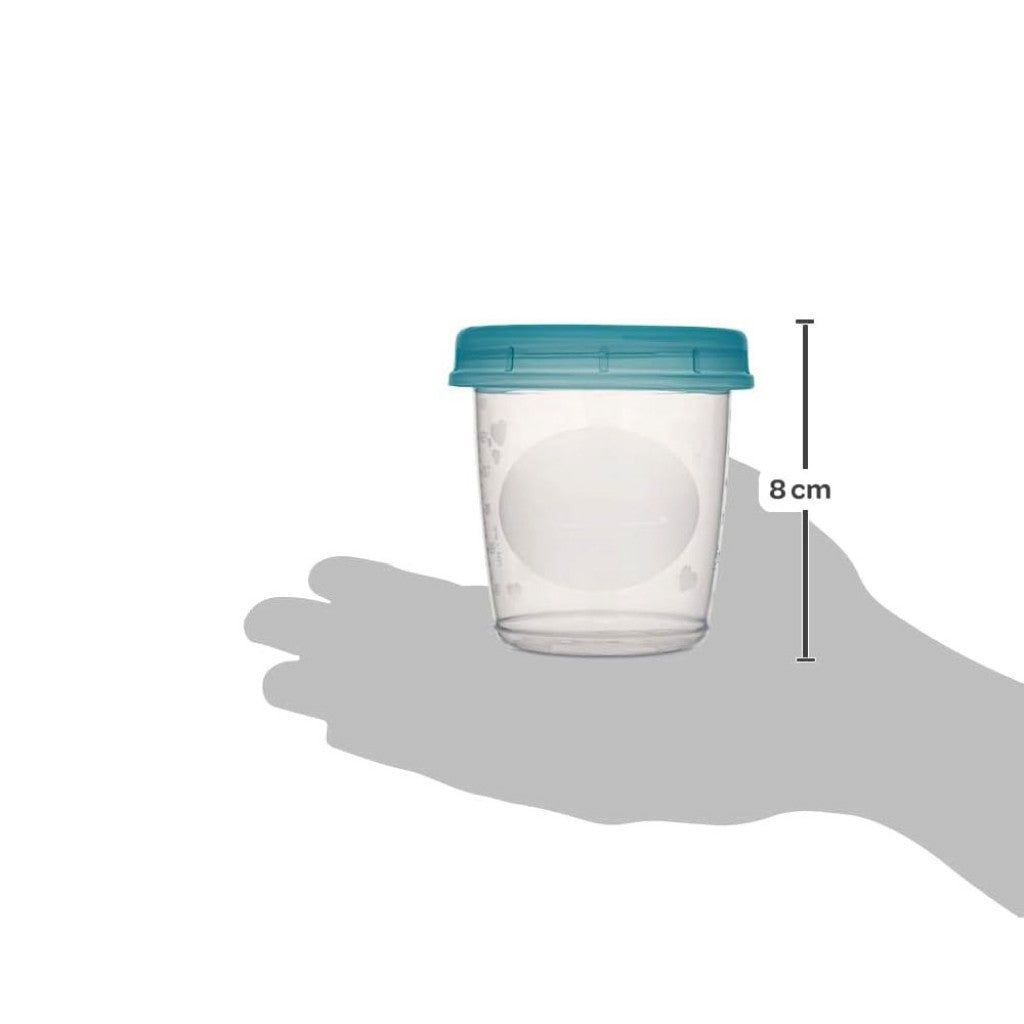 Kit 6 Potes para Armazenar Leite Materno Buba