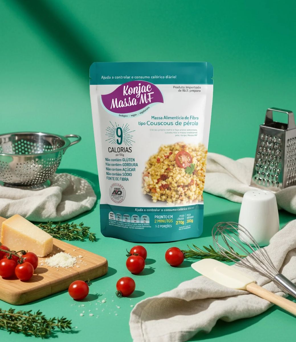 Massa Konjac Tipo Couscous de Pérola 270g Konjac Massa MF