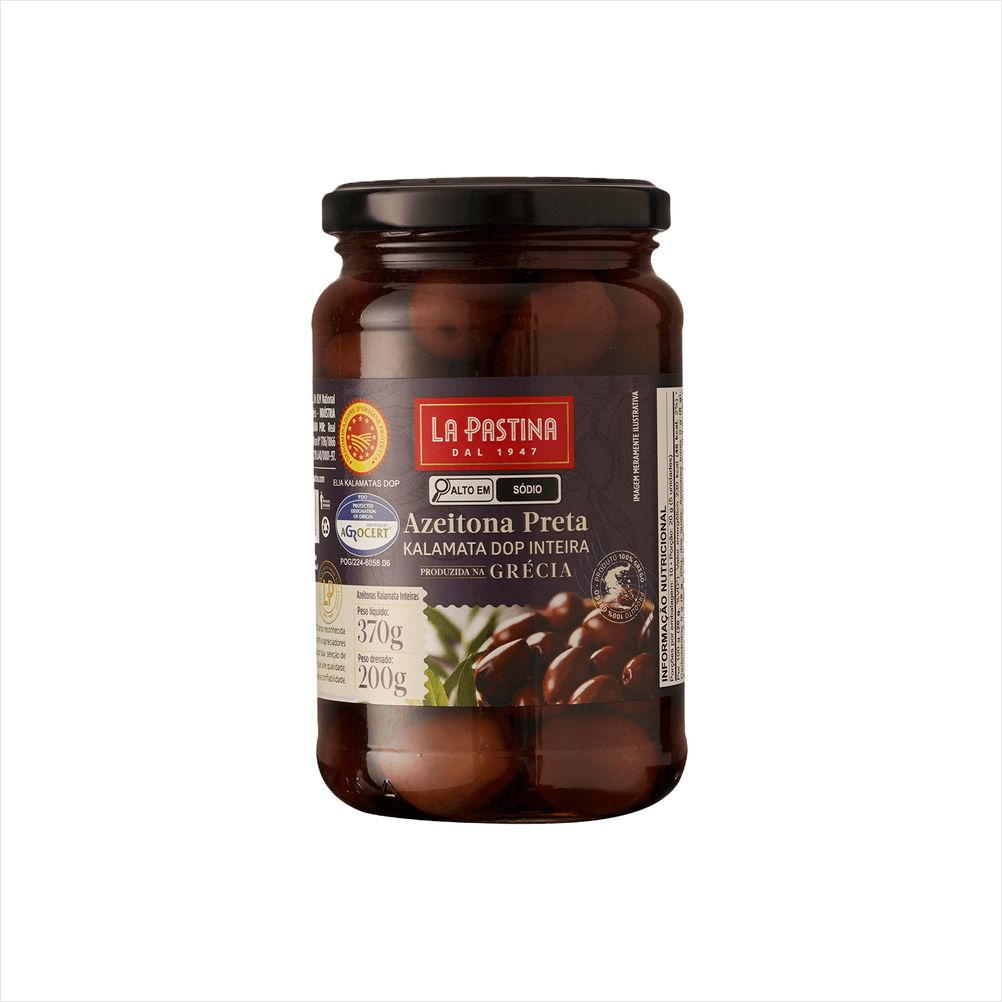 Azeitona Preta Kalamata 370g La Pastina