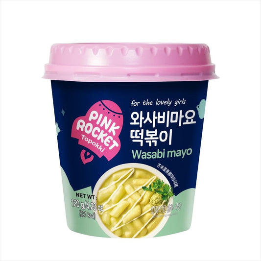 Topokki Sabor Maionese Com Wasabi 120g Pink Rocket