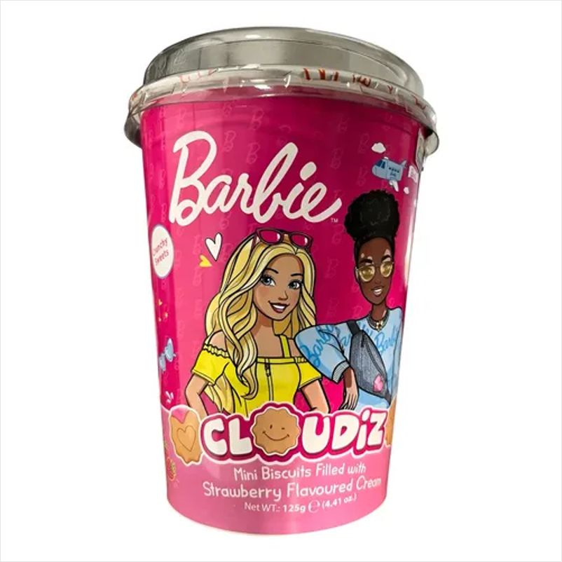 Biscoitos Recheados com Creme de Morango Barbie 125g