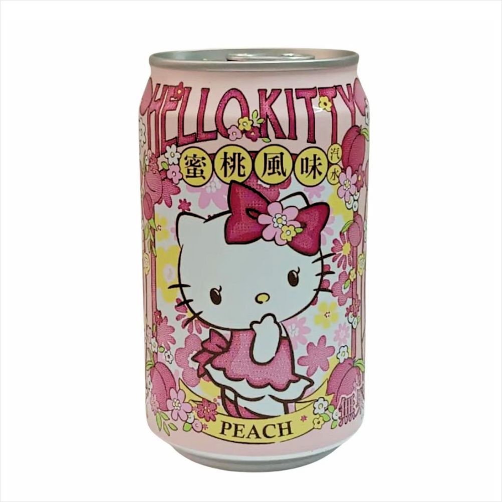Refrigerante Sabor Pêssego Hello Kitty 330ml