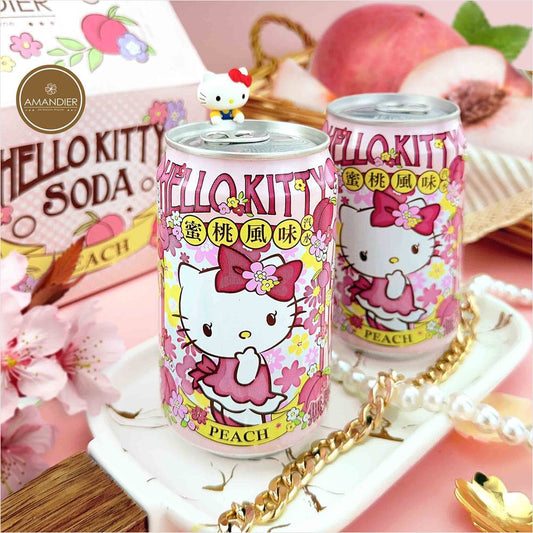 Refrigerante Sabor Pêssego Hello Kitty 330ml