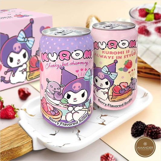 Refrigerante Sabor Frutas Vermelhas Hello Kitty 330ml