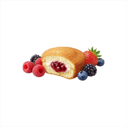 Bolo com Recheio Cremoso Sabor Frutas Vermelhas Tipo Custard 282,6g Orion