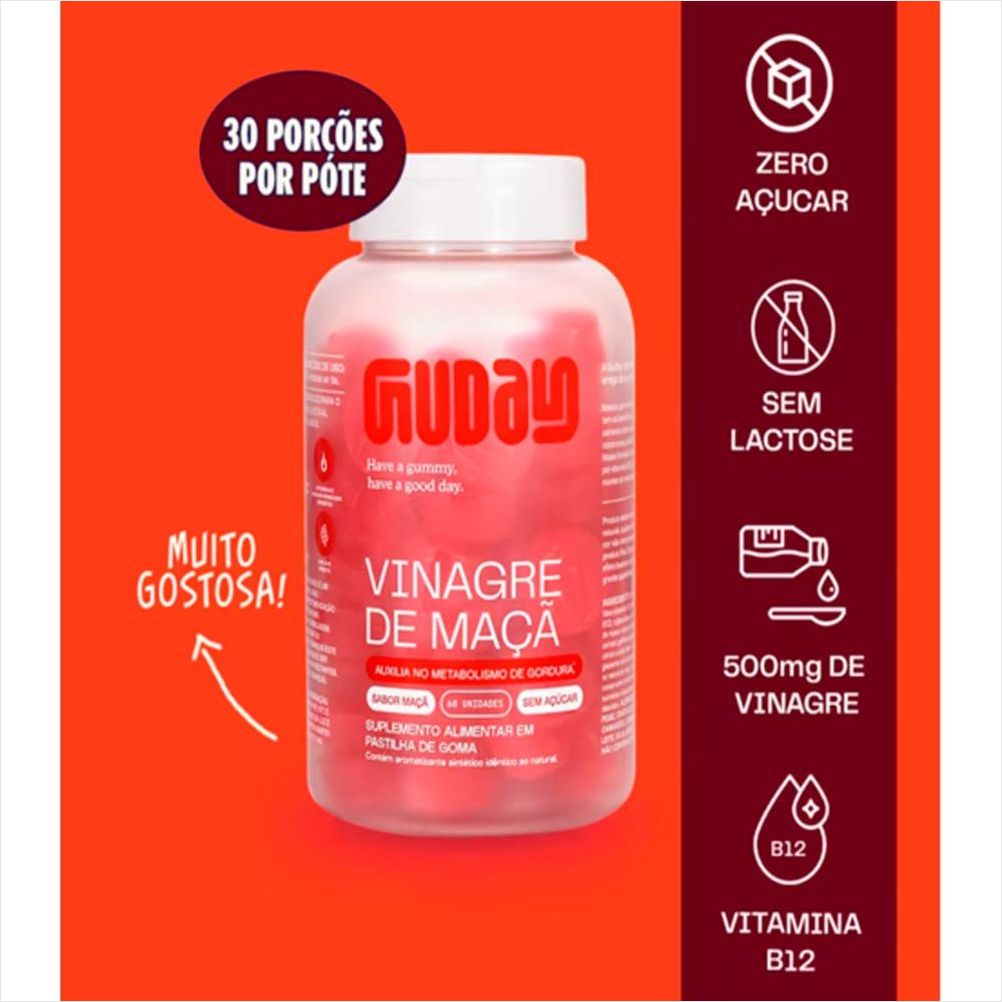 Vinagre de Maçã Gummies 60un