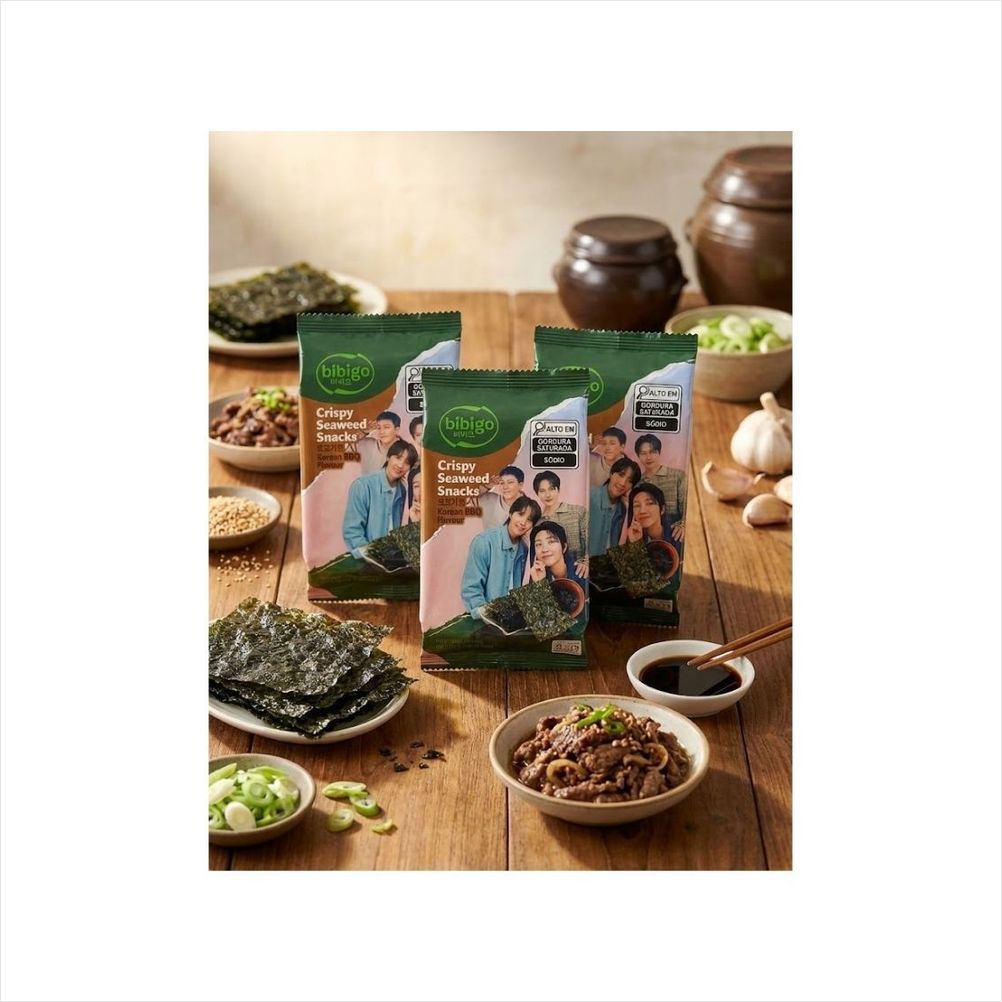 Alga Marinha Temperada Sabor Agridoce Bulgogi 3x5g