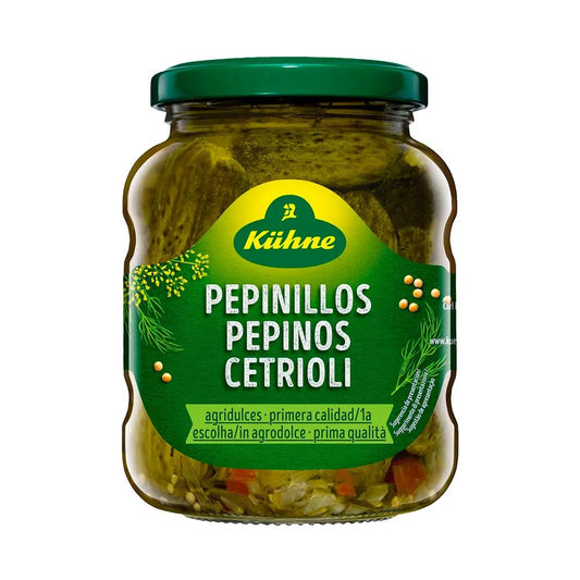 Pepino em Conserva Agridoce Kühne 330g
