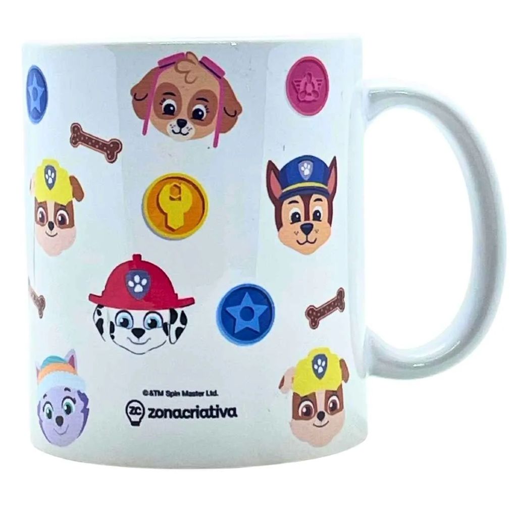 Caneca Pop Patrulha Canina 350ml Zona Criativa