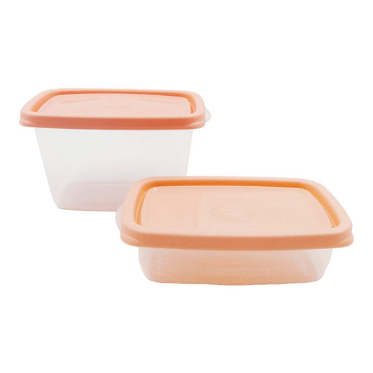 Conjunto com 2 Potes Plástico 280ml/580ml