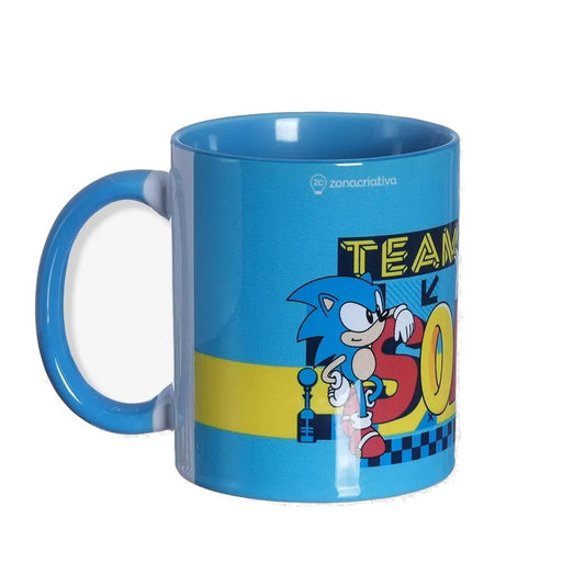 Caneca Pop Sonic and Friends 350ml Zona Criativa