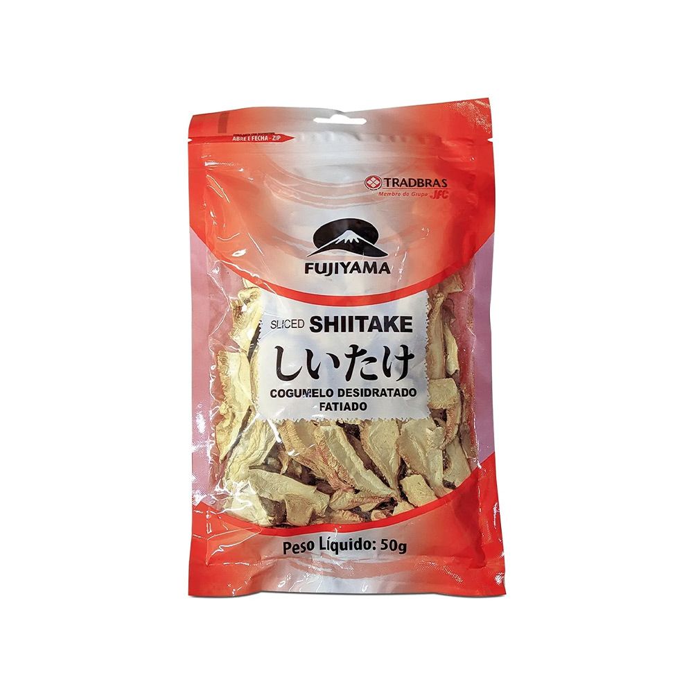 Cogumelo Shiitake Desidratado Fatiado 50g