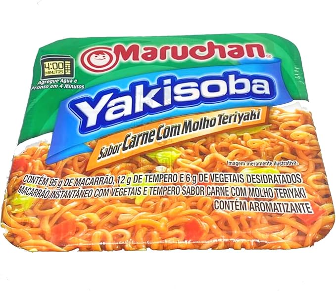 Yakisoba Carne Com Molho Teriyaki 113g Maruchan
