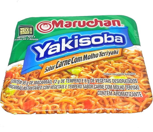 Yakisoba Carne Com Molho Teriyaki 113g Maruchan