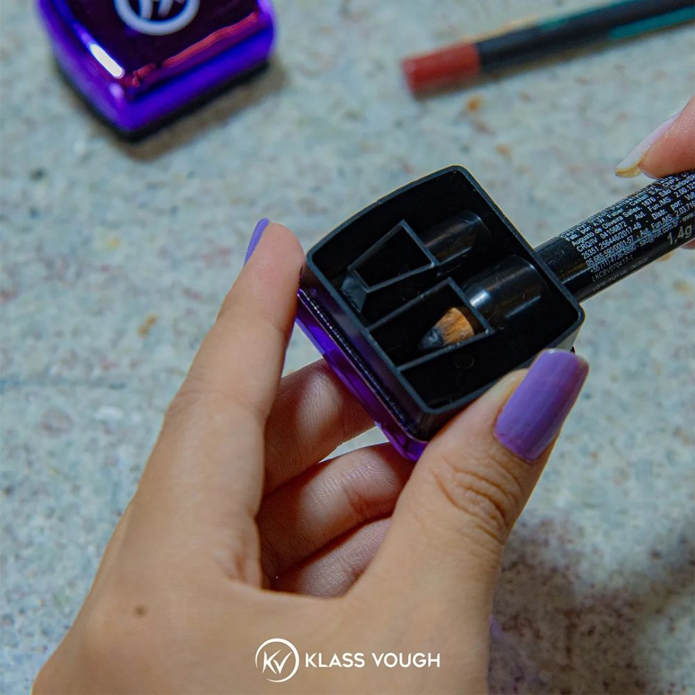 Apontador Duplo para Lápis de Maquiagem Klass Vough