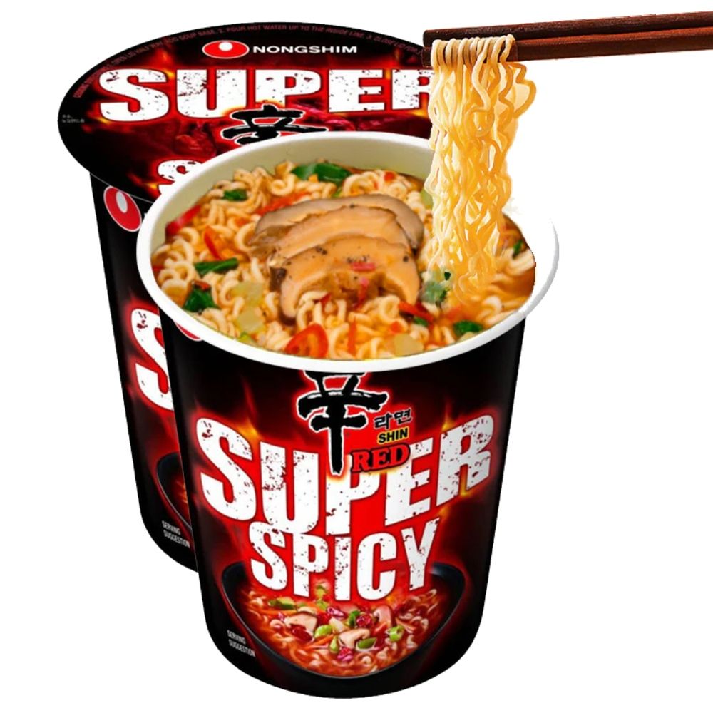 Macarrão Instantâneo Shin Ramyun Red Super Spicy 68g Nongshim
