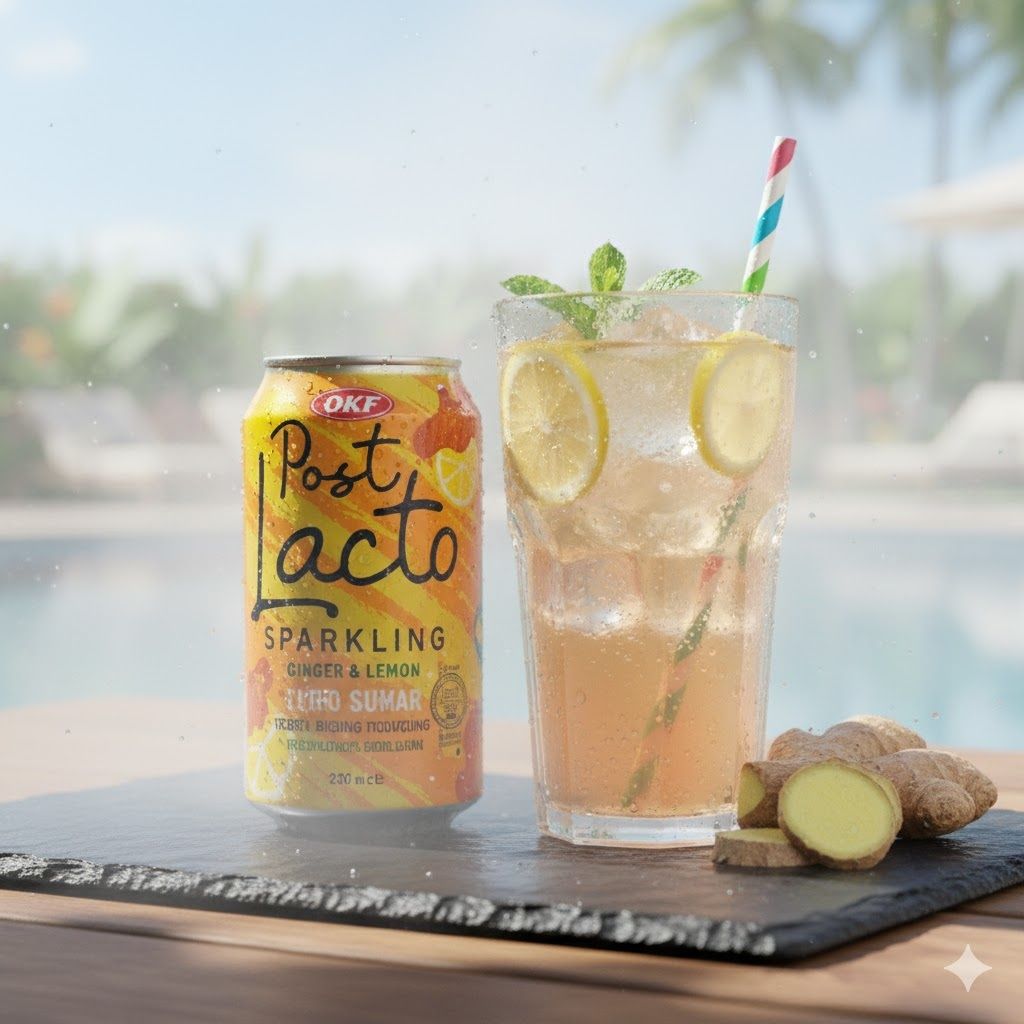 Bebida Postlacto Gengibre e Limão 350ml OKF