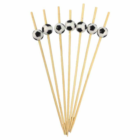 Espeto De Bambu Para Petisco Futebol Com 20 Art Lille