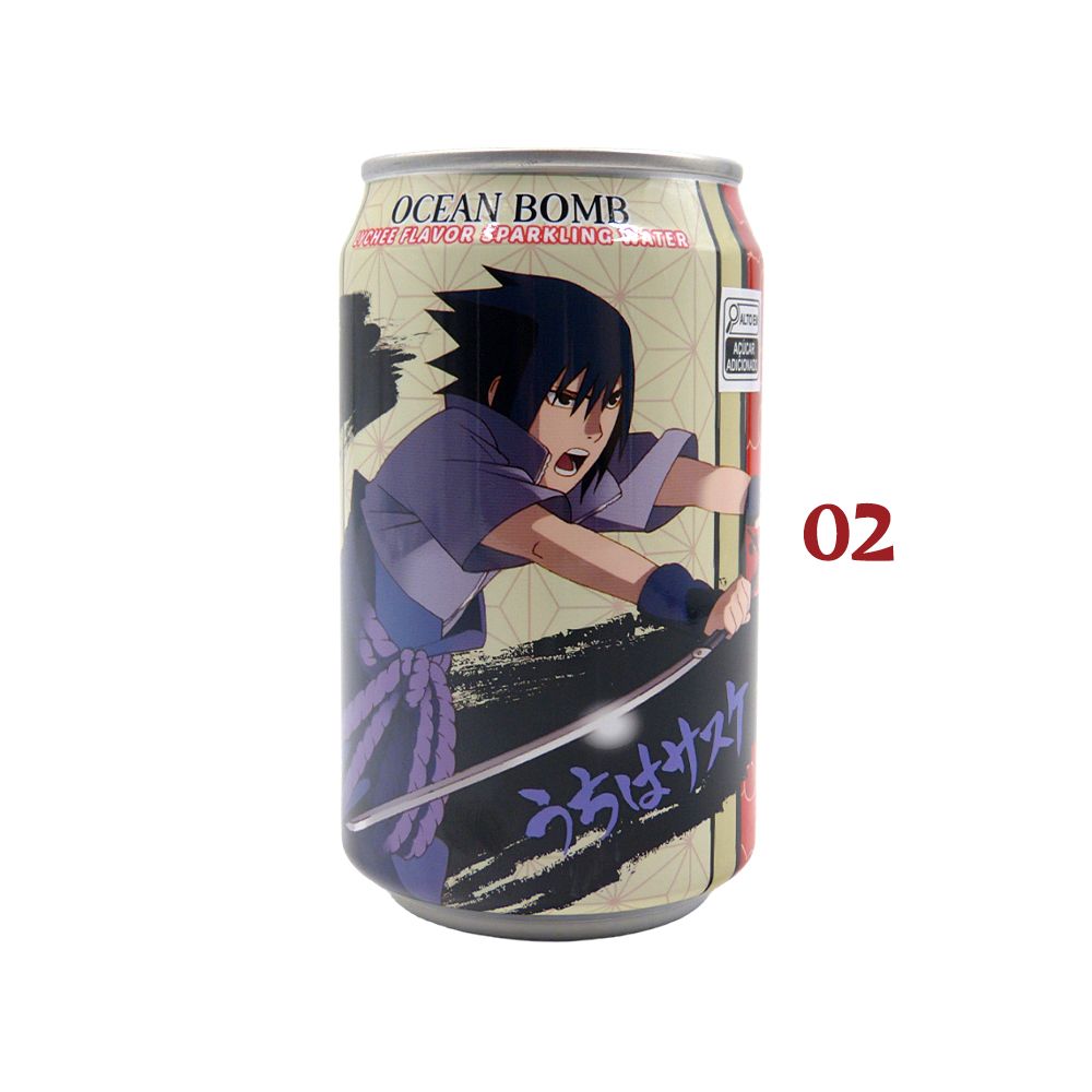 Refrigerante Sabor Lichia Naruto Shippuden 330ml Ocean Bomb