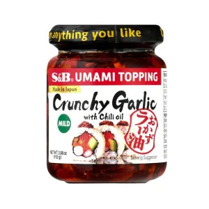 Óleo de Gergelim Apimentado com Alho Crunchy Garlic 110g SB