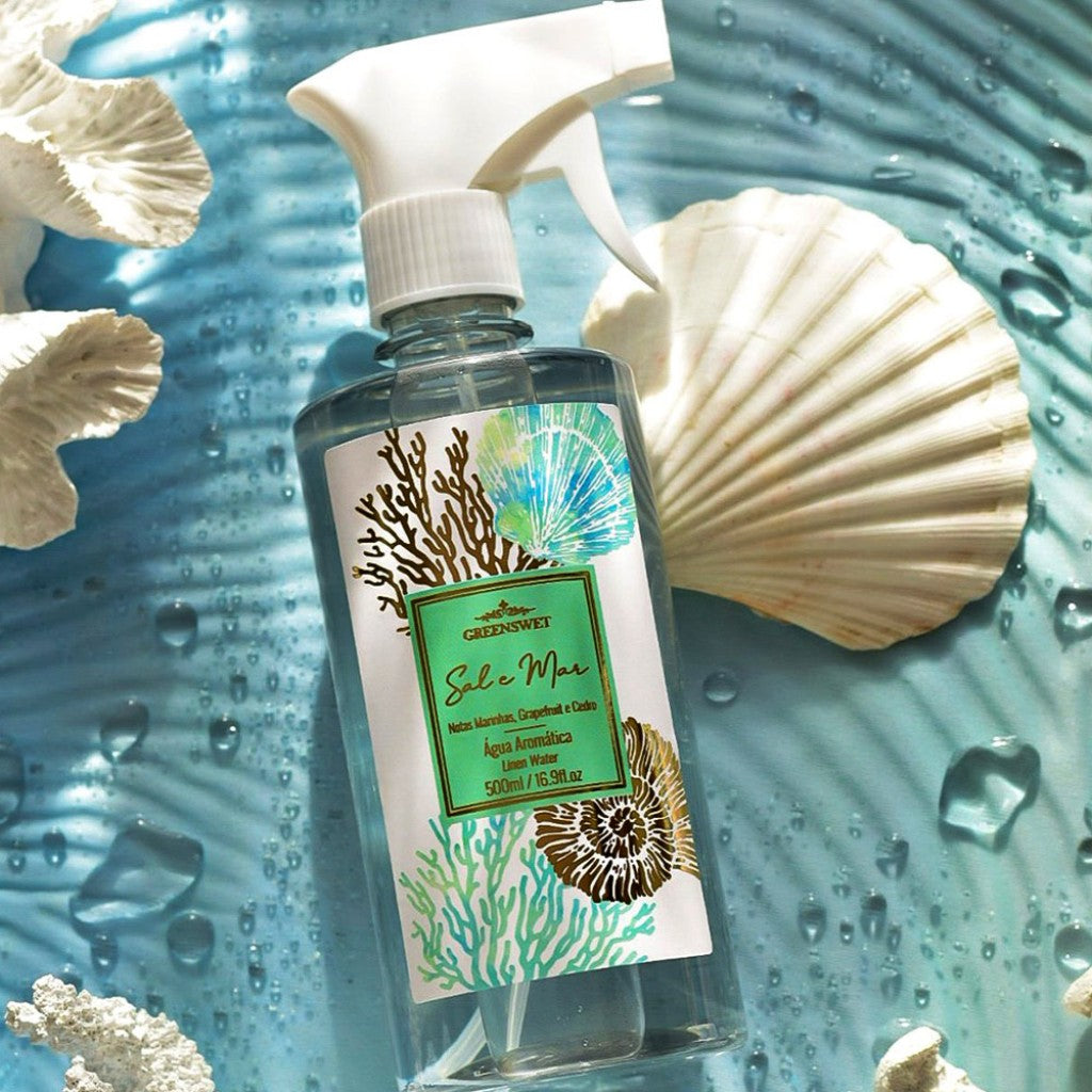 Água Aromática de Sal e Mar 500ml Greenswet