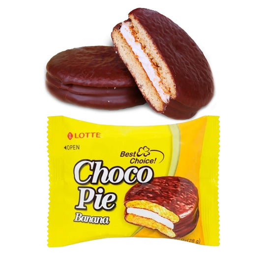 Alfajor Choco Pie Banana 336g Lotte