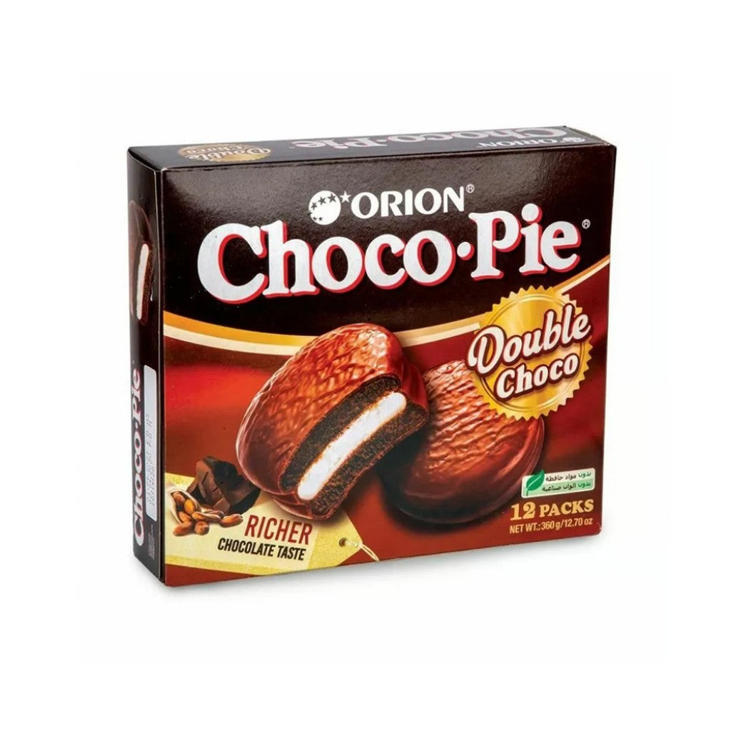 Alfajor Choco Pie Double Choco com 12 Pacotes 360g
