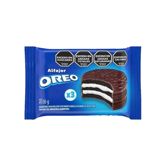 Alfajor Triplo Sabor Baunilha com Cobertura de Chocolate 56g Oreo