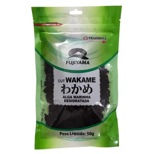 Alga Marinha Desidratada Cut Wakame 50g