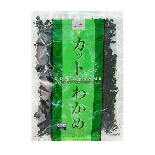 Alga Marinha Desidratada Picada Cut Wakame 70g