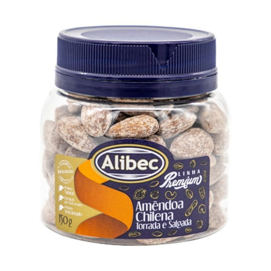 Amêndoa Chilena Torrada e Salgada 150g Alibec