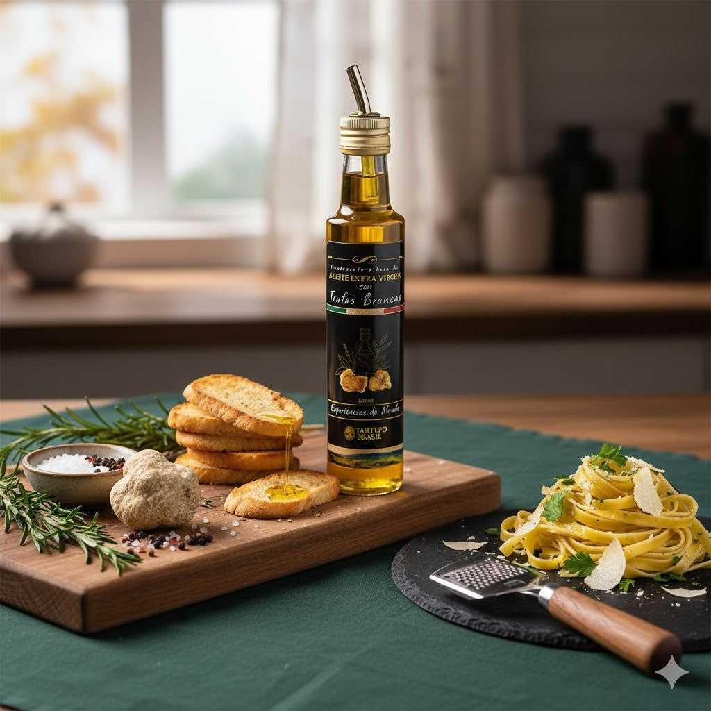 Azeite com Trufas Brancas 250ml Tartufo