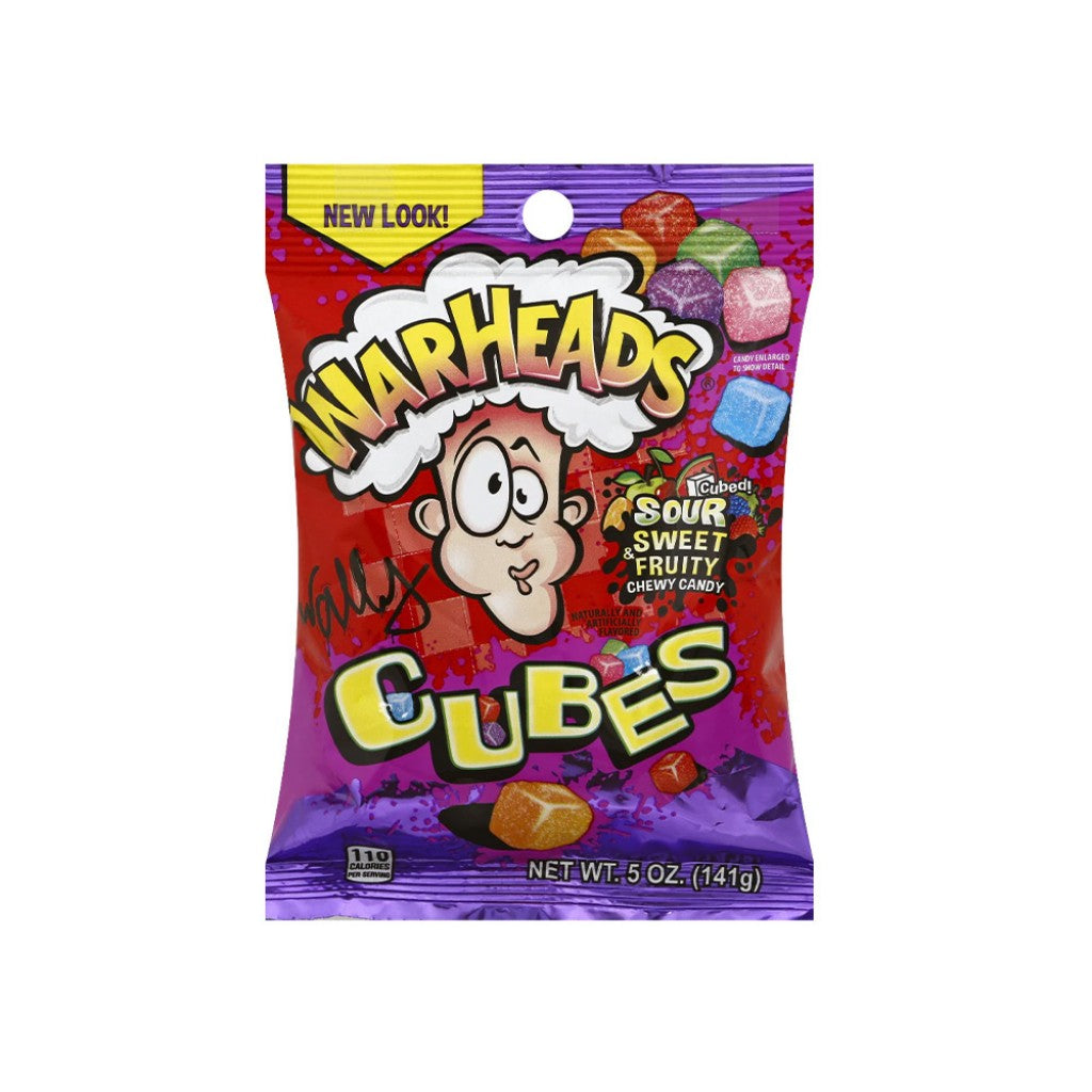 Bala Azeda Mastigável Cubes 141g Warheads