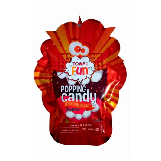 Bala Explosiva Popping Candy de Cola 30g Towa