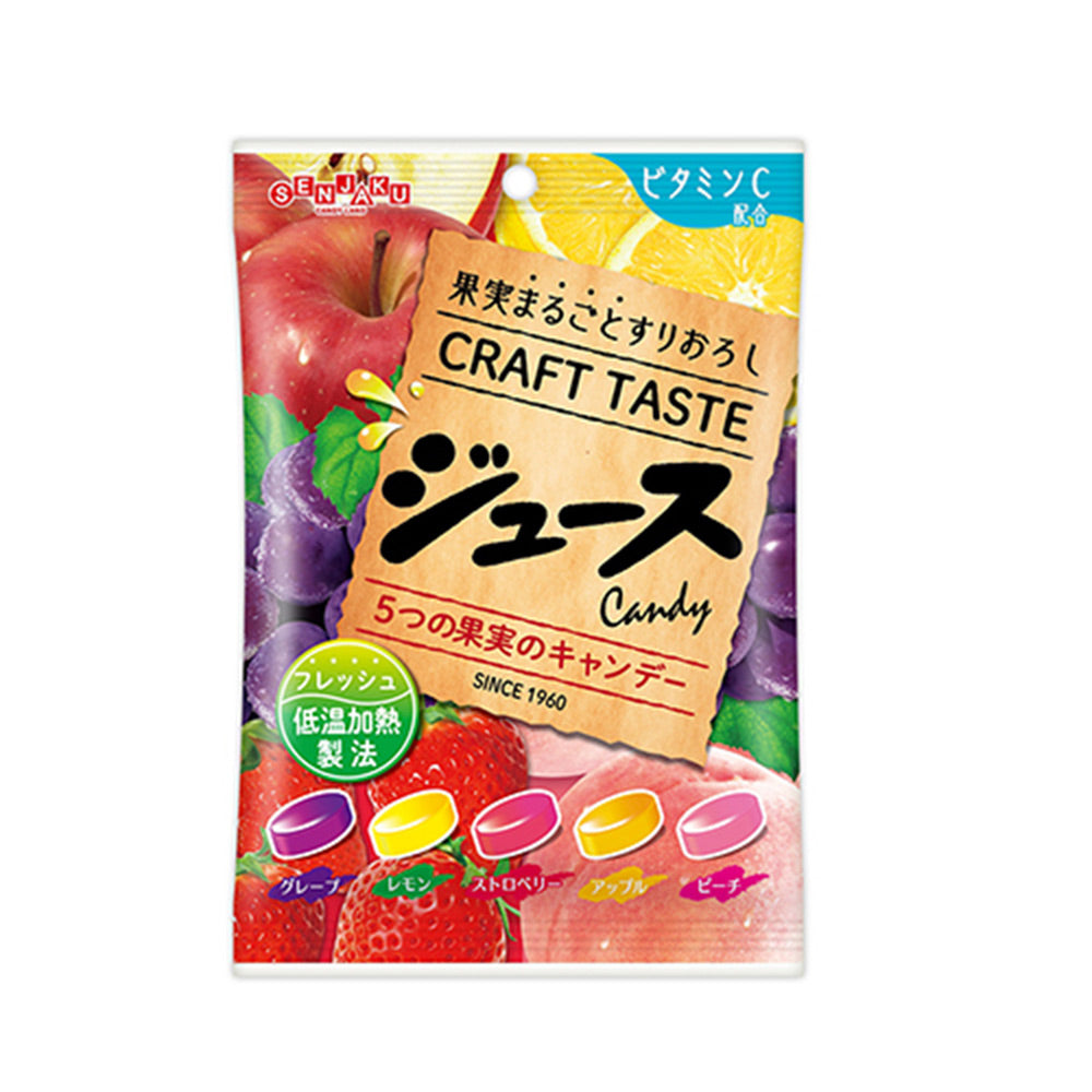 Bala de Frutas Sortidas Craft Taste 95g Senjaku