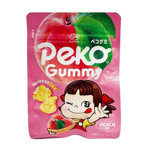 Bala Goma Peko Pêssego 50g Fujiya