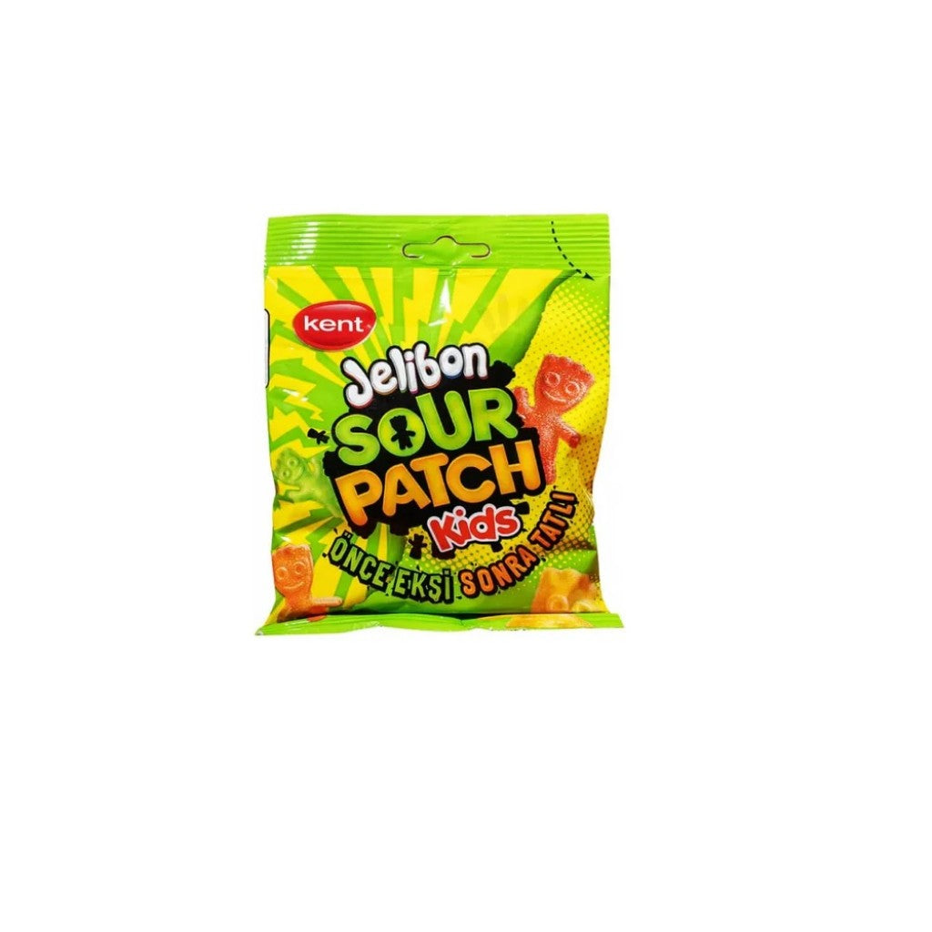 Bala Macia Azeda Sabor Frutas Mistas Jelibon Sour Patch 80g Kent
