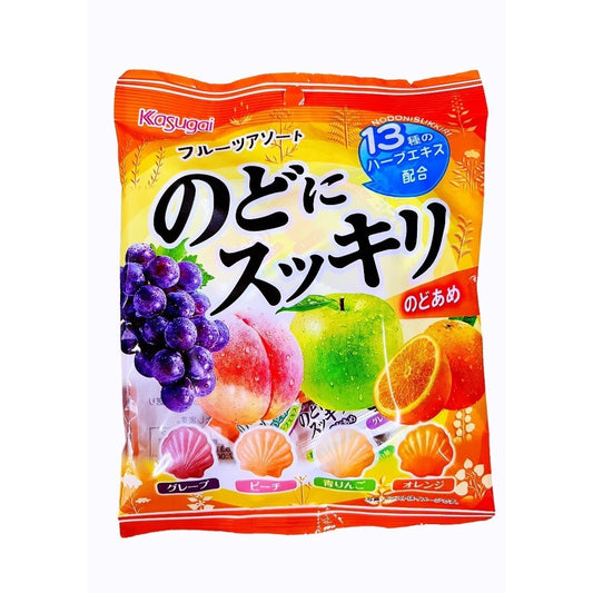 Bala Refrescante Frutas Sortidas 70g Kasugai