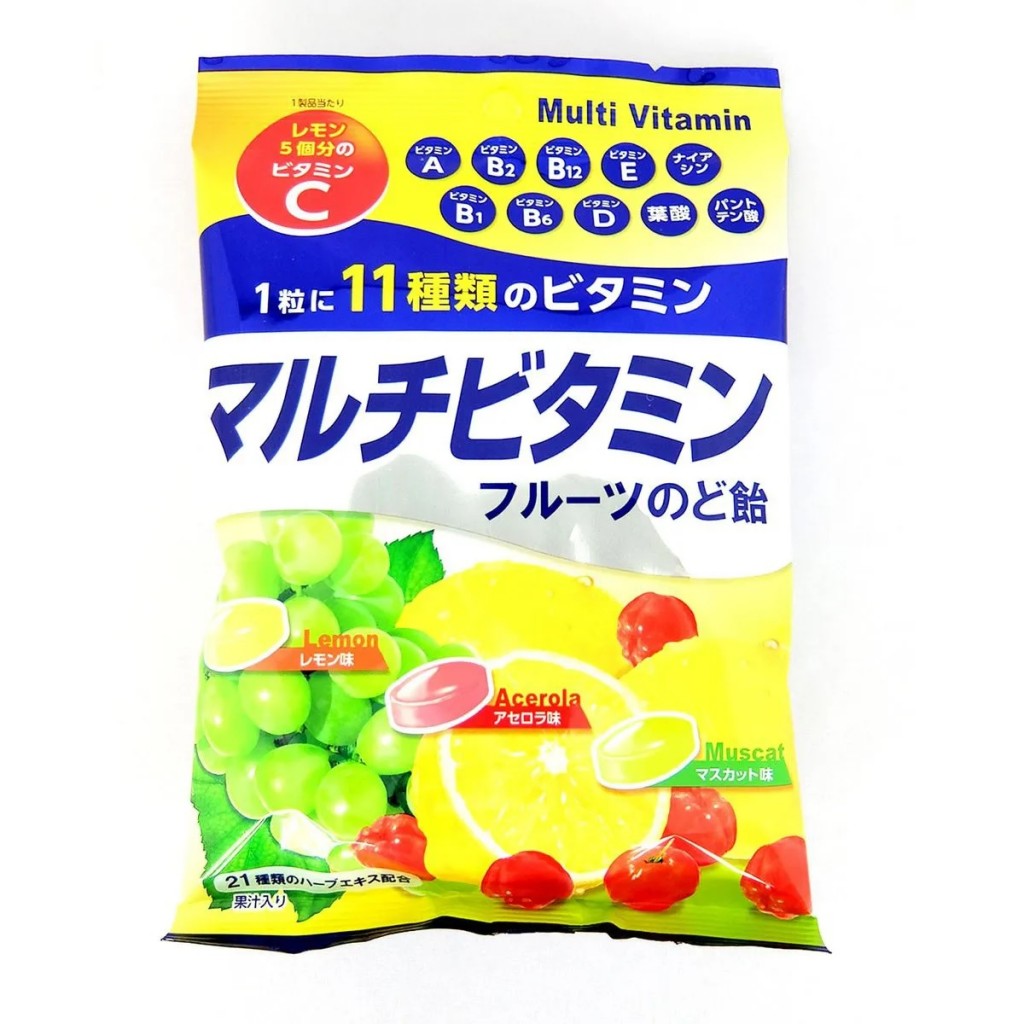 Bala sabor Frutas Mult Vitaminas 62g
