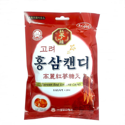 Bala de Ginseng Vermelho Coreano Mammos 100g - Não Contém Glúten