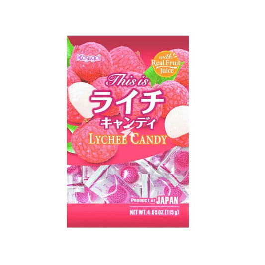 Bala Japonesa Sabor Lichia 115g Kasugai