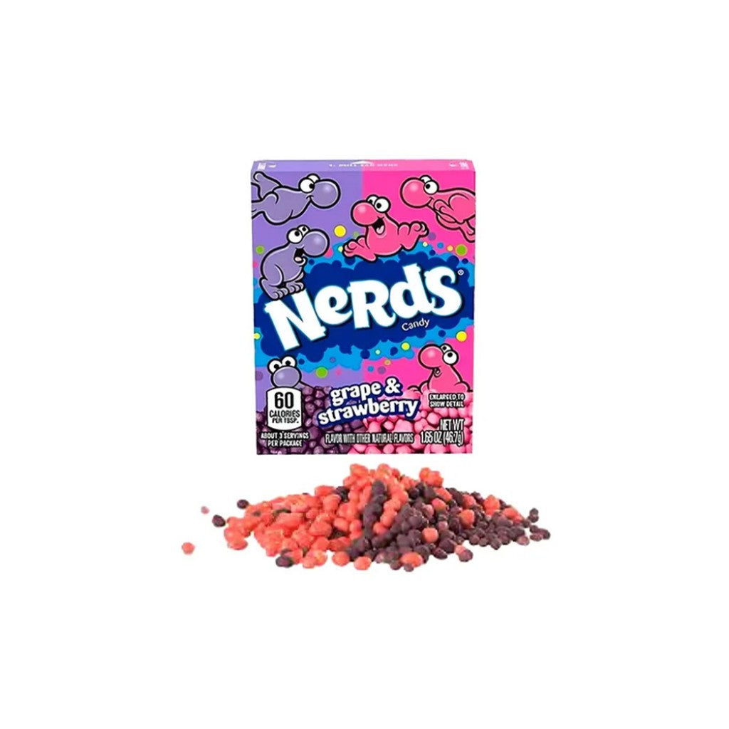 Bala Sabor Uva e Morango 46,7g Nerds