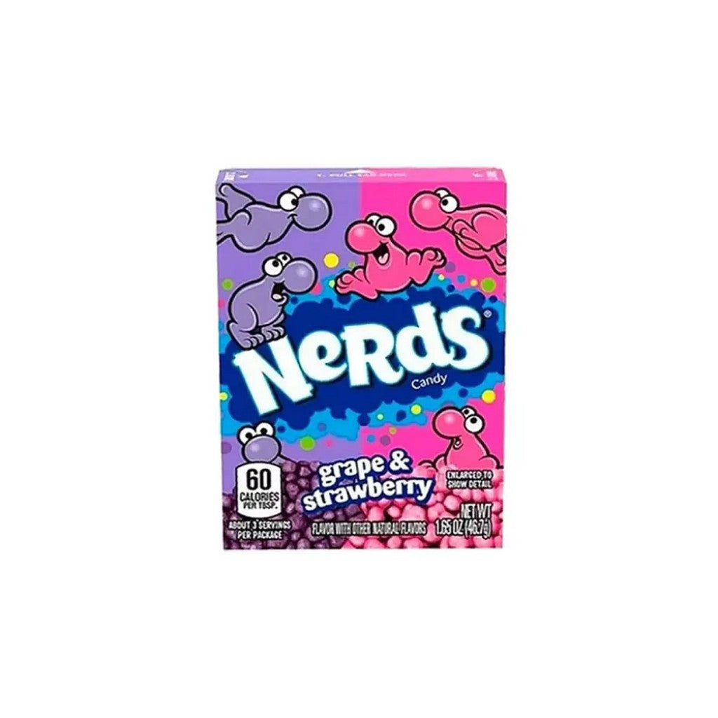 Bala Sabor Uva e Morango 46,7g Nerds