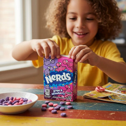 Bala sabor Uva e Morango 46,7g Nerds