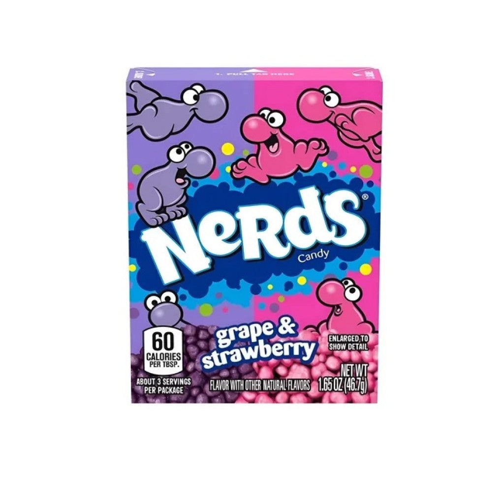 Bala sabor Uva e Morango 46,7g Nerds