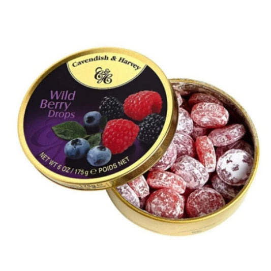 Bala de Frutas Silvestres Lata 175g Cavendish & Harvey