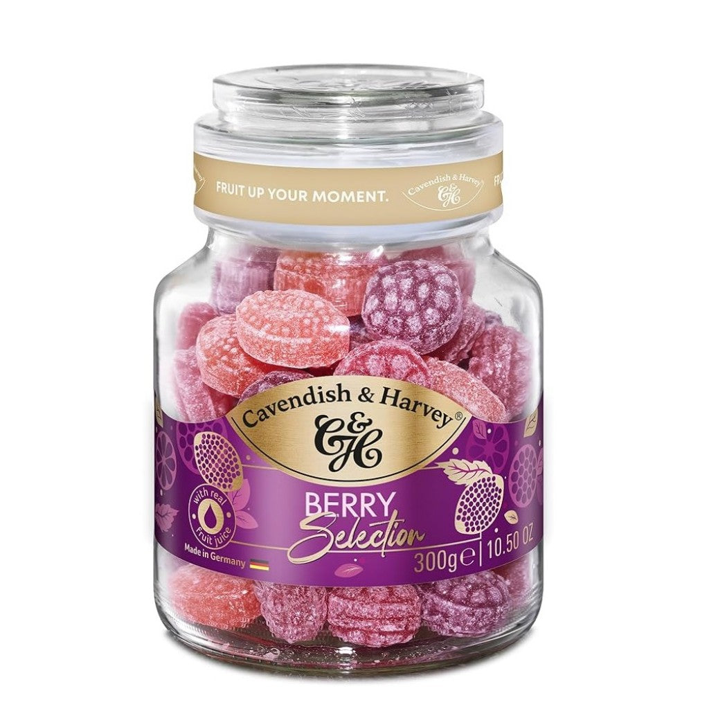 Bala de Frutas Vermelhas Pote 300g Cavendish & Harvey