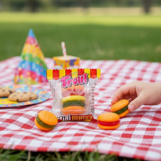 Bala de Gelatina Mini Burger 9g Trolli VENC 04/01